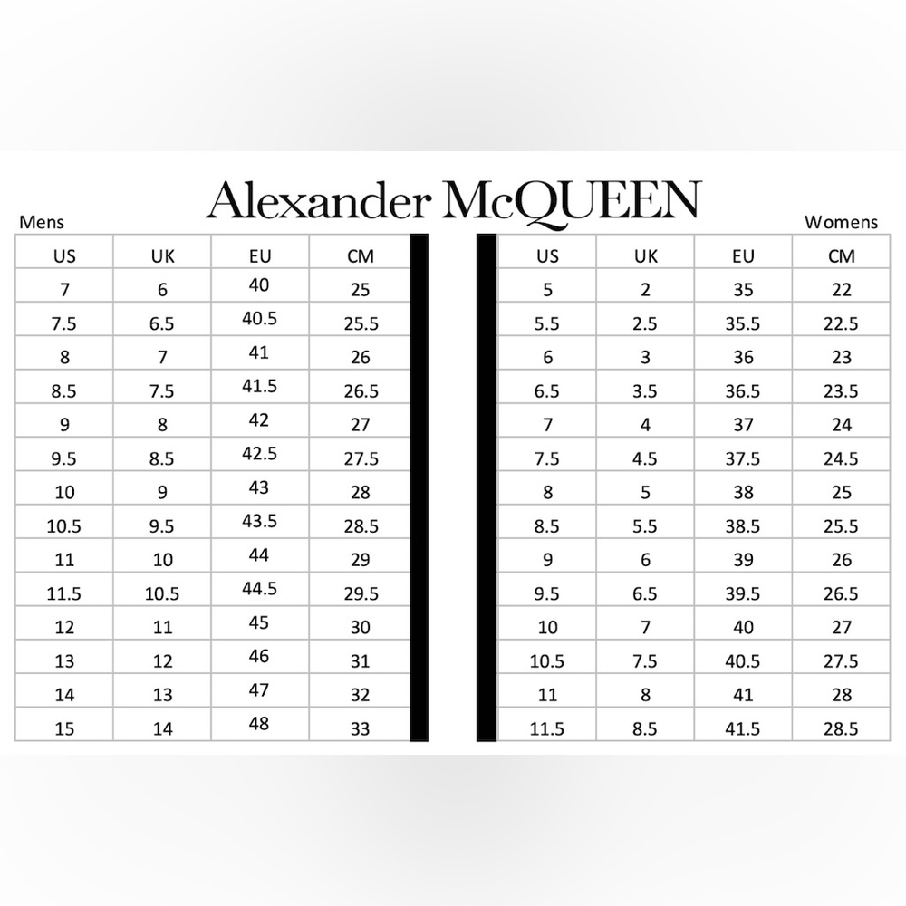 Women’s Size 8.5 (Euro Sz 38.5) Alexander McQueen Oversized Suede Leather Shoes - Picture 16 of 16